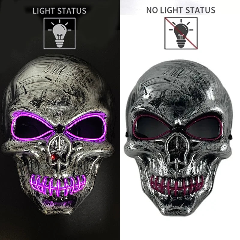 TEEK - Skull Head Luminous Mask COSTUME theteekdotcom 05
