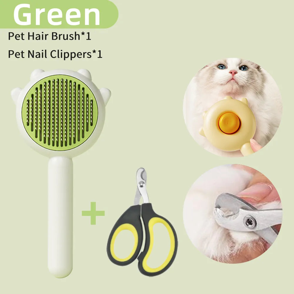 TEEK - Pet Grooming Needle Brush PET SUPPLIES theteekdotcom Green Set  