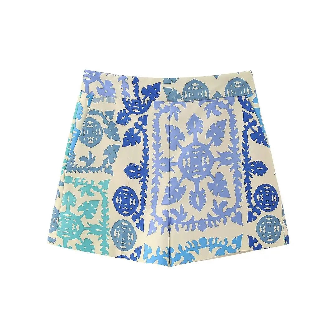 TEEK - Printed Blue Hue Set SET theteekdotcom Shorts L 