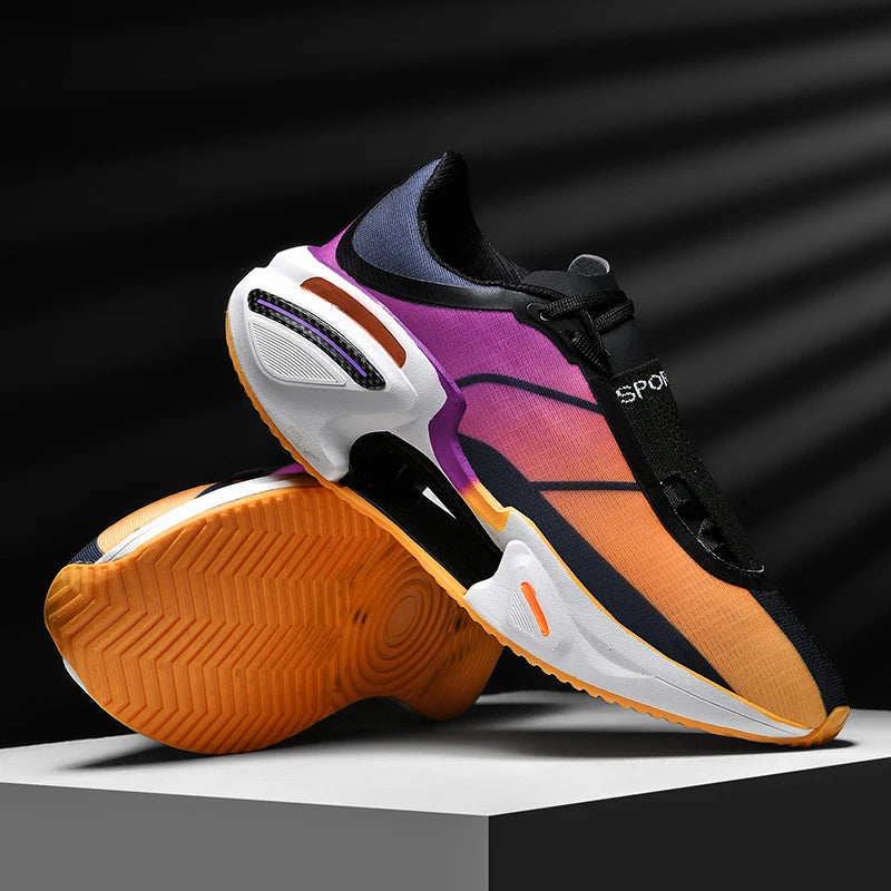 TEEK - Leather Durable Active Mens Sneakers SHOES theteekdotcom purple 6