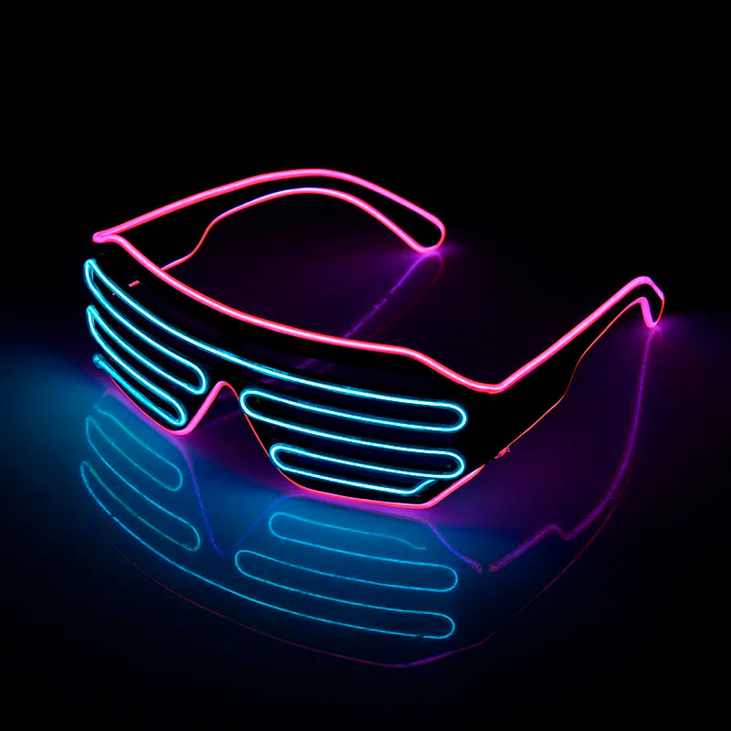 TEEK - LED Luminous Glowing Neon Glasses EYEGLASSES theteekdotcom I  