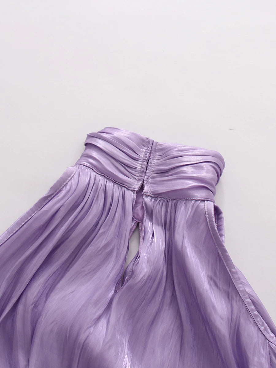 TEEK - Off The Single Shoulder vTurtleneck Ruched Oversized Sleeve Blouse TOPS theteekdotcom