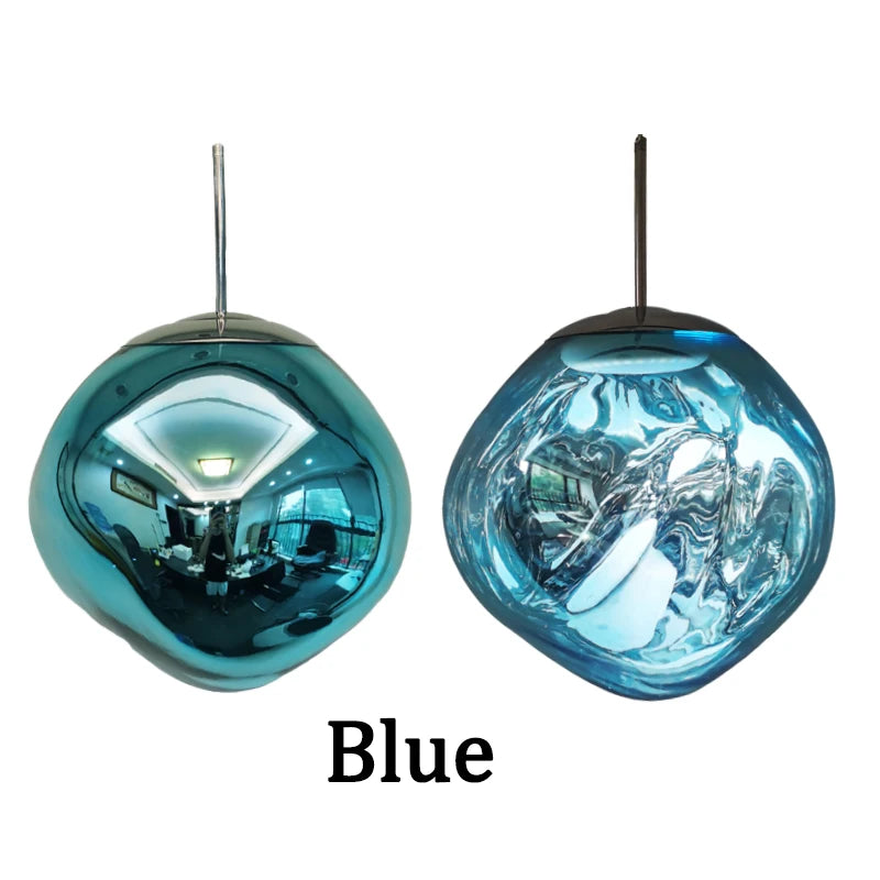 TEEK - Modern LED PVC Lava Pendant Hanging Light HOME DECOR theteekdotcom Blue 6in/15CM