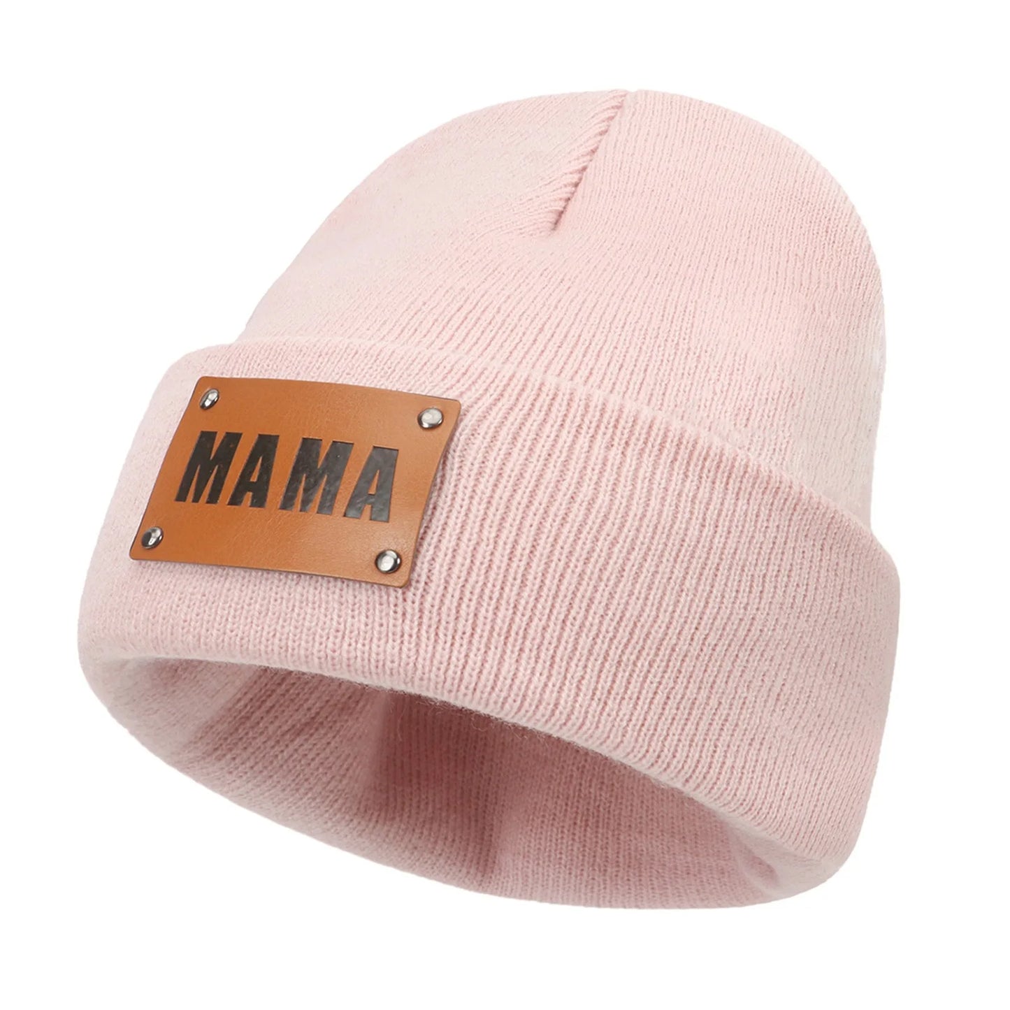 TEEK - Knitted Ridge Beanie Hats HAT theteekdotcom Light pink-C  