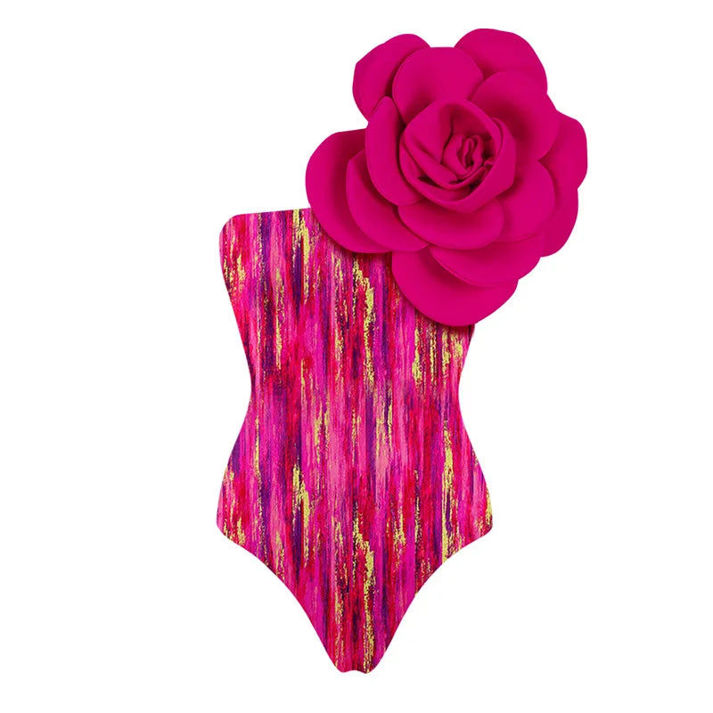 TEEK - 3D Flower Swimsuit Swimwear SWIMWEAR theteekdotcom swimsuit 9 XL 
