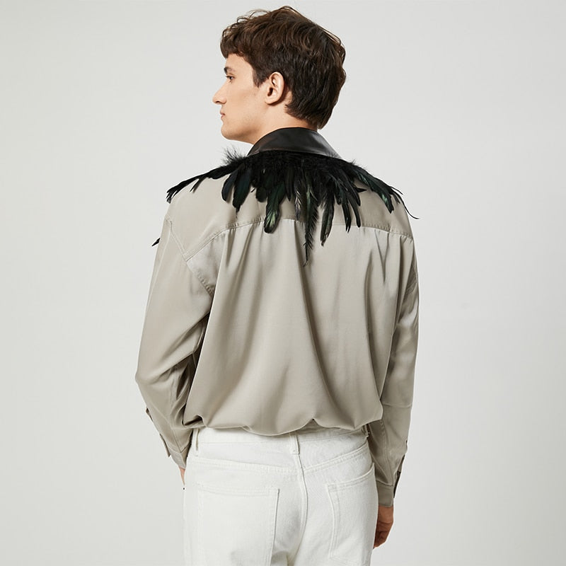 TEEK - Mens Feather Backless Sleeveless Vest VEST theteekdotcom   