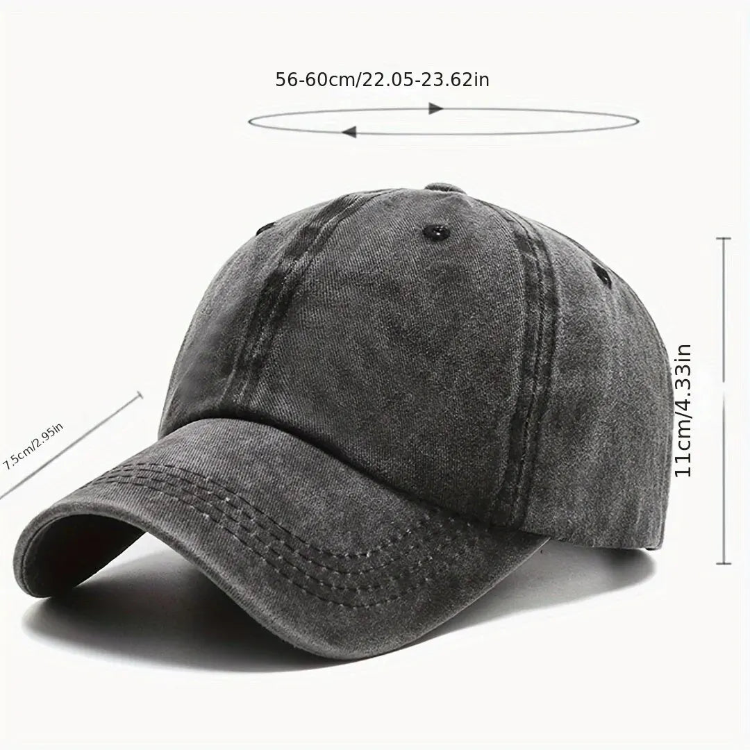 Men Women Unisex Baseball Cap Adjustable Solid Color Casual Hat Stretchy Fabric for Sports Secure Drawstring Closure Dad Hat TEEK