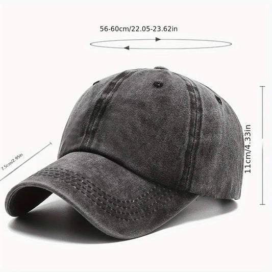 Men Women Unisex Baseball Cap Adjustable Solid Color Casual Hat Stretchy Fabric for Sports Secure Drawstring Closure Dad Hat TEEK