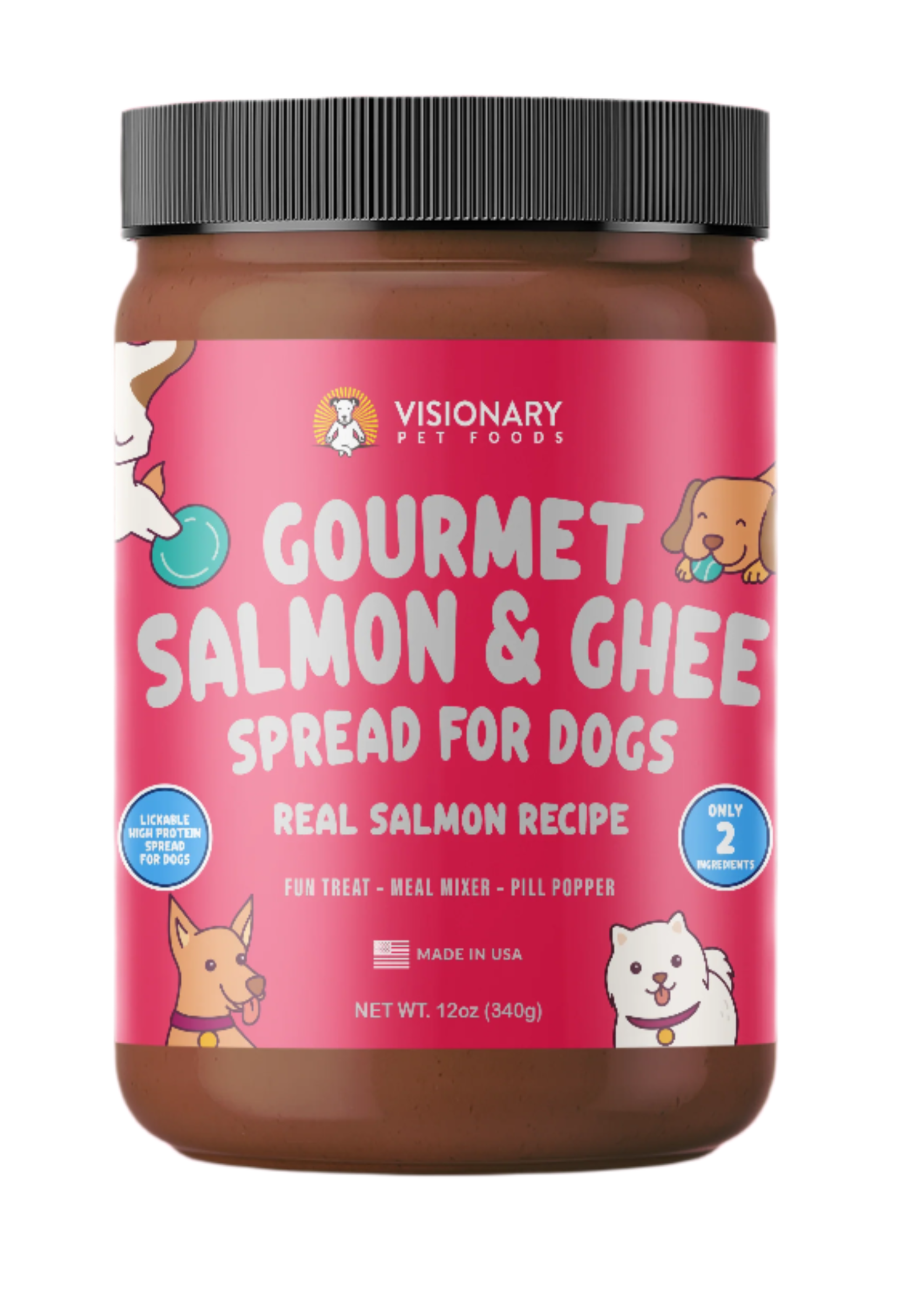 TEEK - Salmon and Ghee Meat Spread | NEW 12oz Jar PET SUPPLIES TEEK VPF
