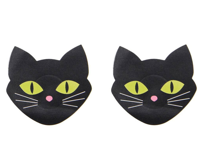 TEEK - Glow In The Dark Cat Pasties BRA TEEK 3W Black One Size