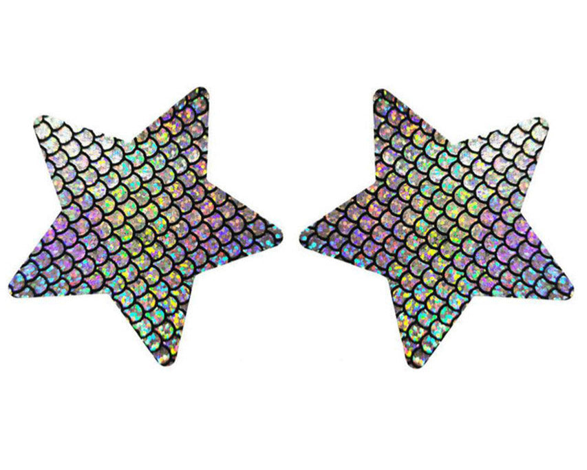 TEEK - Mermaid Scale Star Pasties LINGERIE TEEK 3W As Shown One Size