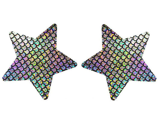 TEEK - Mermaid Scale Star Pasties LINGERIE TEEK 3W As Shown One Size