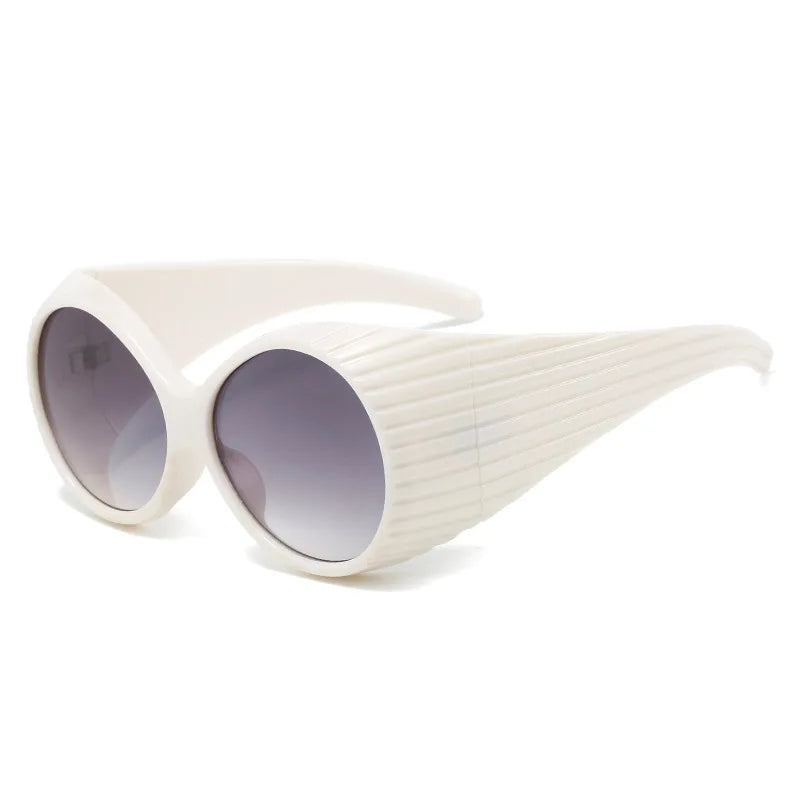 TEEK - Oversized Gradient GalaxSee Sunglasses EYEGLASSES theteekdotcom White  