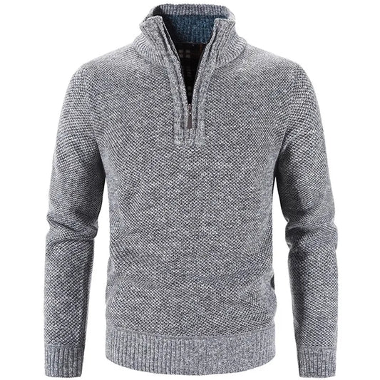 TEEK - Mens Fleece Half Zipper Turtleneck Pullover Sweater SWEATER theteekdotcom   