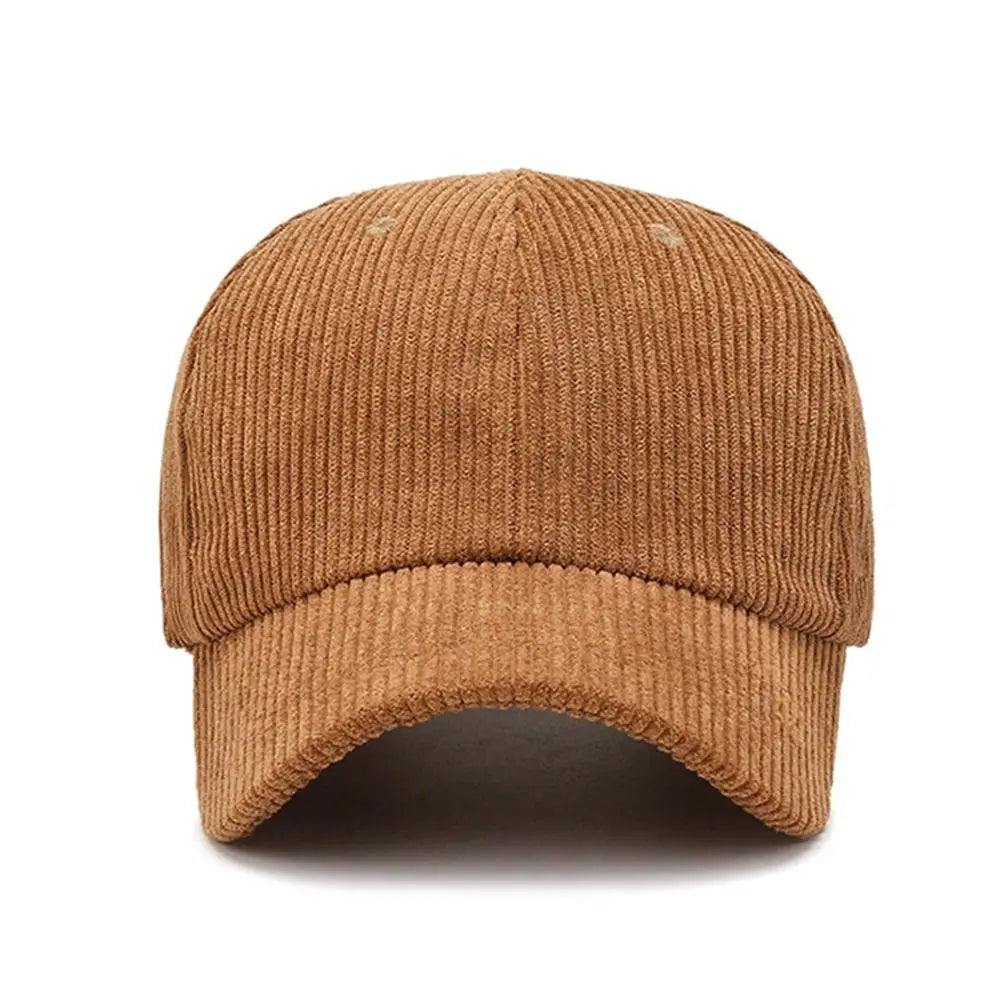 Outdoor Adjustable Hip Hop Spring Autumn Corduroy Baseball Cap Vintage Baseball Hat Women Men TEEK