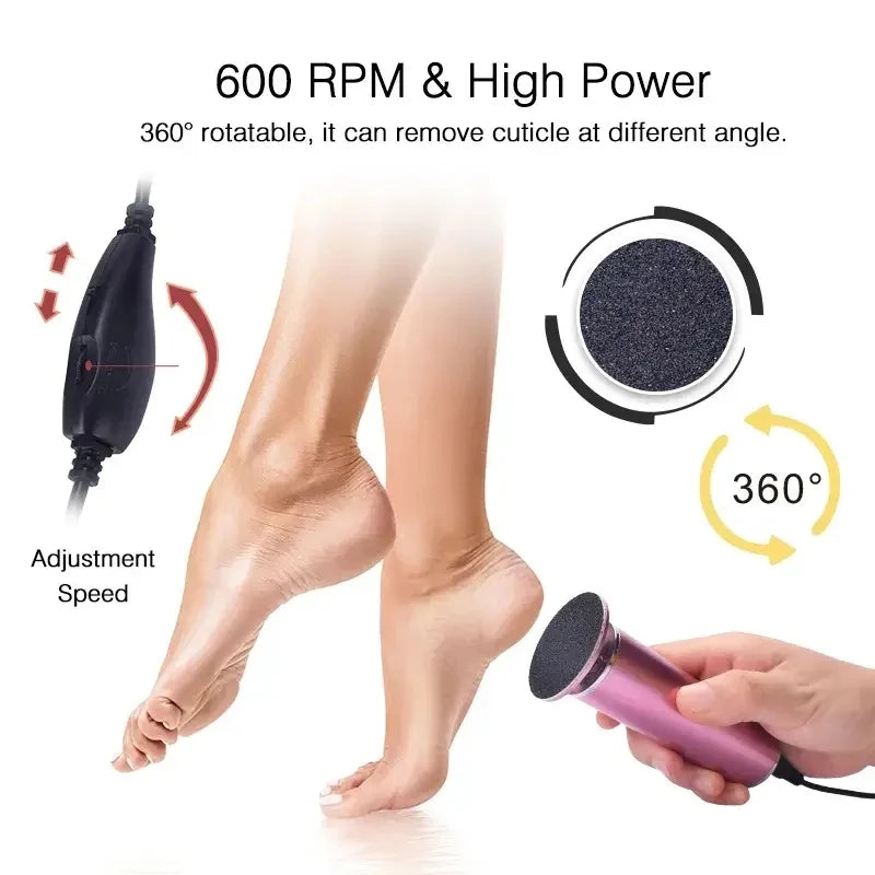 TEEK - Electronic Foot File Pedicure Sander SKINCARE theteekdotcom