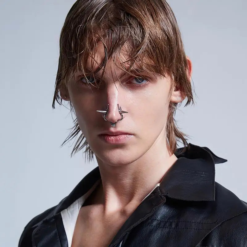 TEEK - Fake Pierced Nose Hoop JEWELRY theteekdotcom