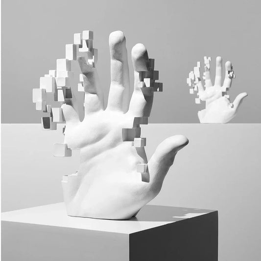 TEEK - White Hand Statue Abstract Home Decor HOME DECOR theteekdotcom   