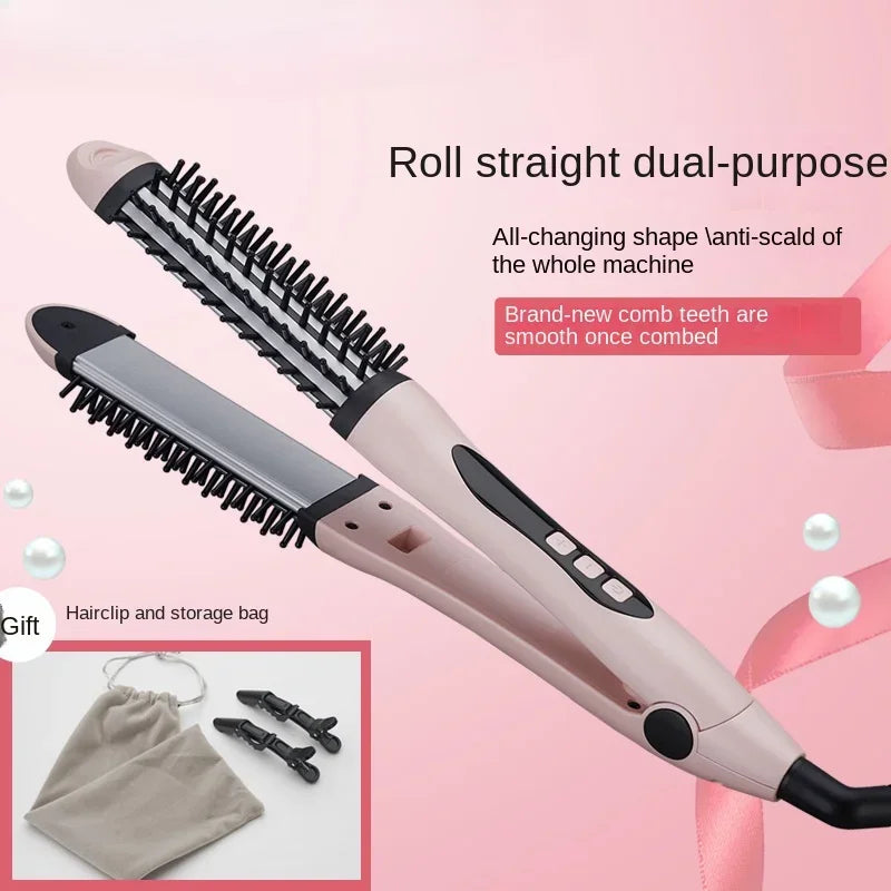 TEEK - Roll Straight Hair Comb Two in One Straightening Clamp HAIR CARE theteekdotcom   