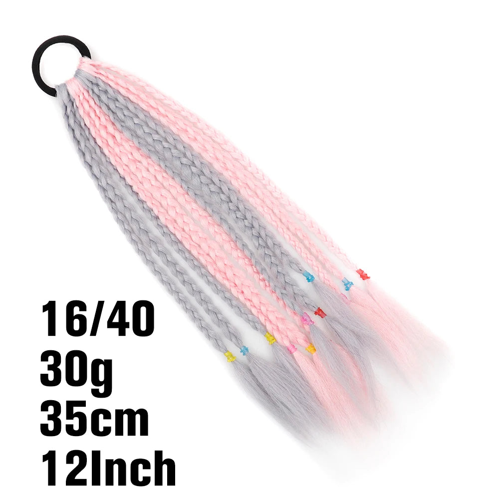 TEEK - 20 Inch Long Braided Synthetic PonytailHair Extension HAIR theteekdotcom