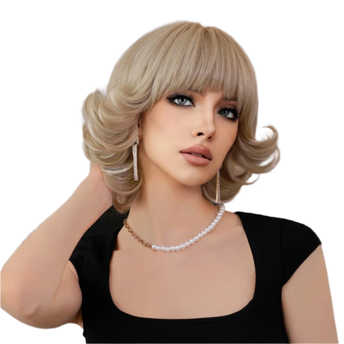 TEEK - Short Retro Short Sass Wig HAIR theteekdotcom   