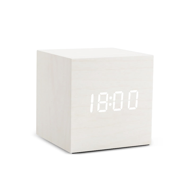 TEEK - Alarm Clock LED Wooden Table Clocks HOME DECOR theteekdotcom 3  