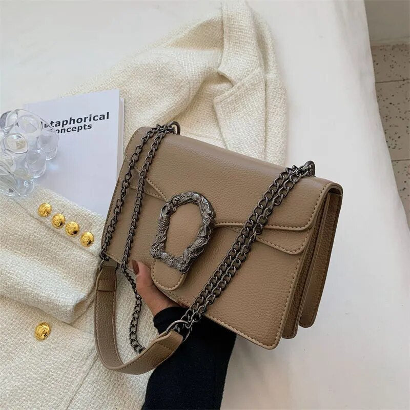 TEEK - Calm Chain Handbag BAG theteekdotcom khaki  