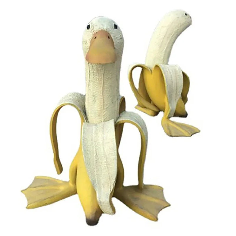 TEEK - Banana Duck Garden Yard Decor HOME DECOR theteekdotcom   