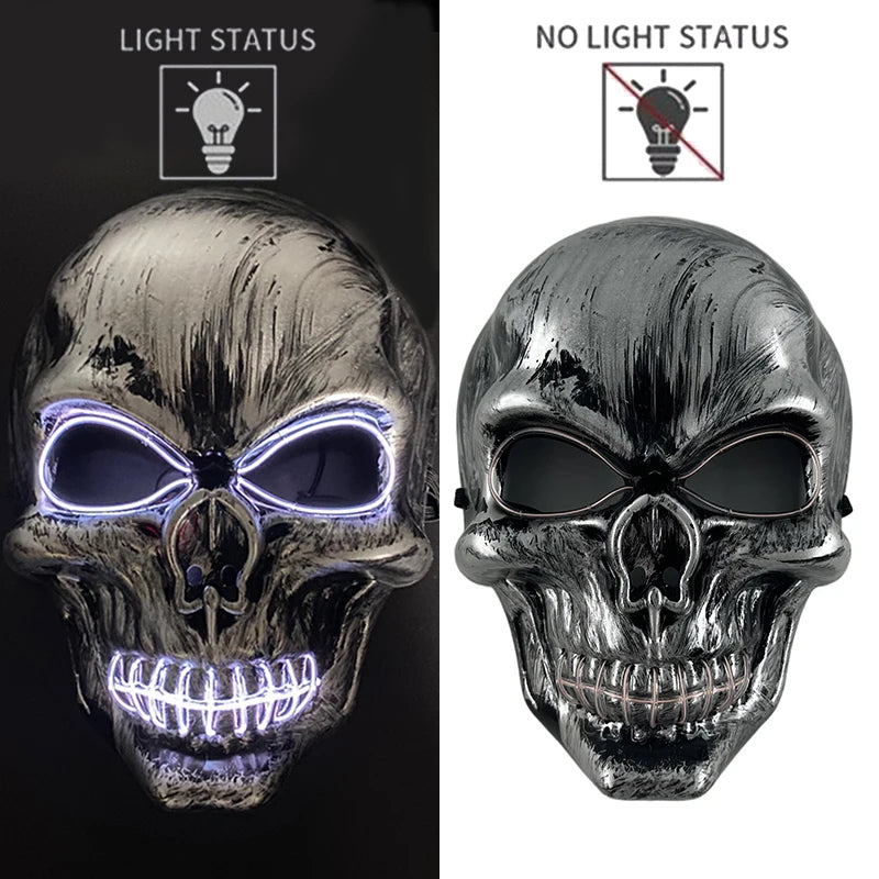 TEEK - Skull Head Luminous Mask COSTUME theteekdotcom 07