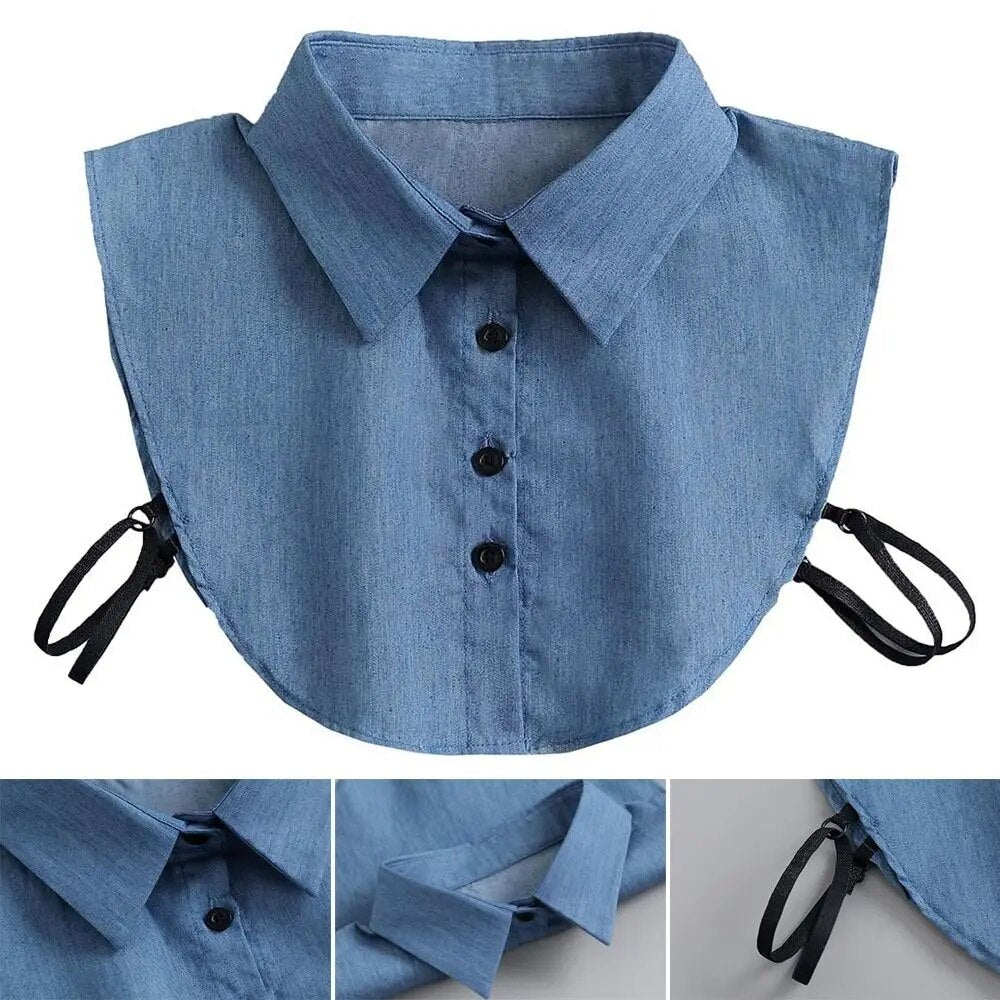 TEEK - Lapel Detachable Shirt Collars TOPS theteekdotcom   