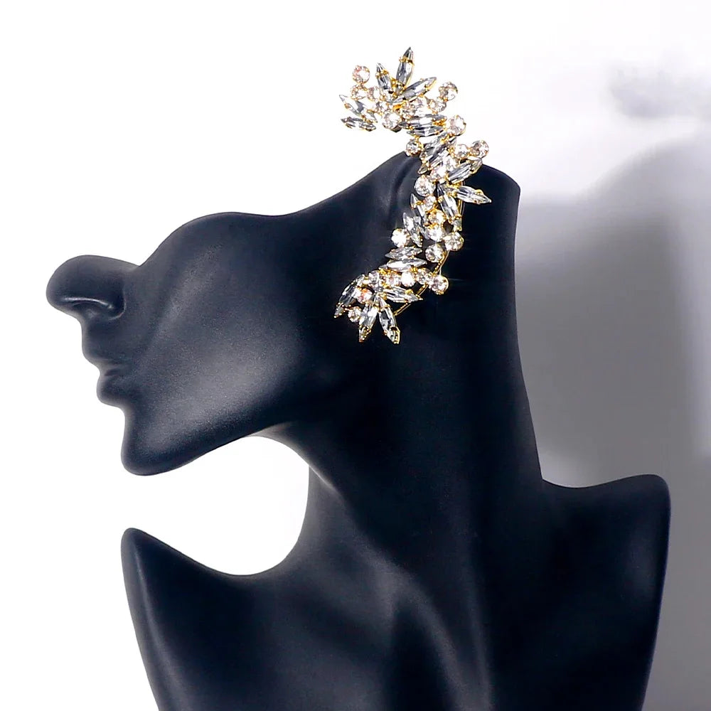 TEEK - Crystal Bust Ear Ear Cuff JEWELRY theteekdotcom
