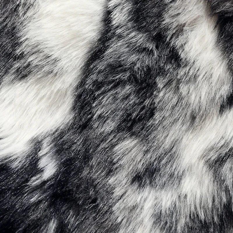 TEEK - Fleece Faux Fox Fur Hooded Jacket Vest VEST theteekdotcom   