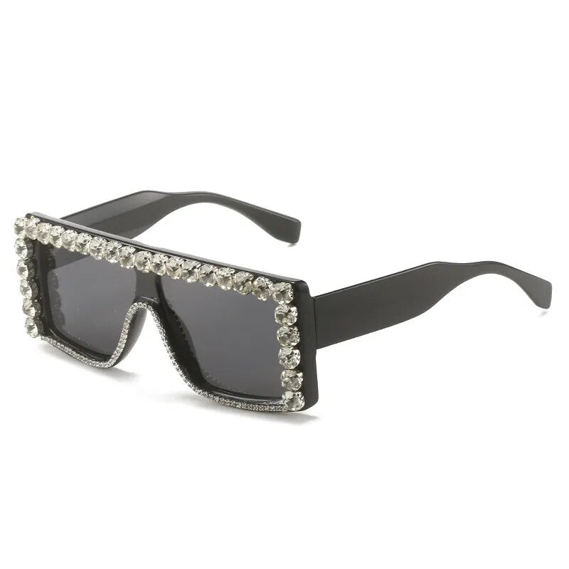 TEEK - Luxury Diamond Square Sunglasses EYEGLASSES theteekdotcom C1  