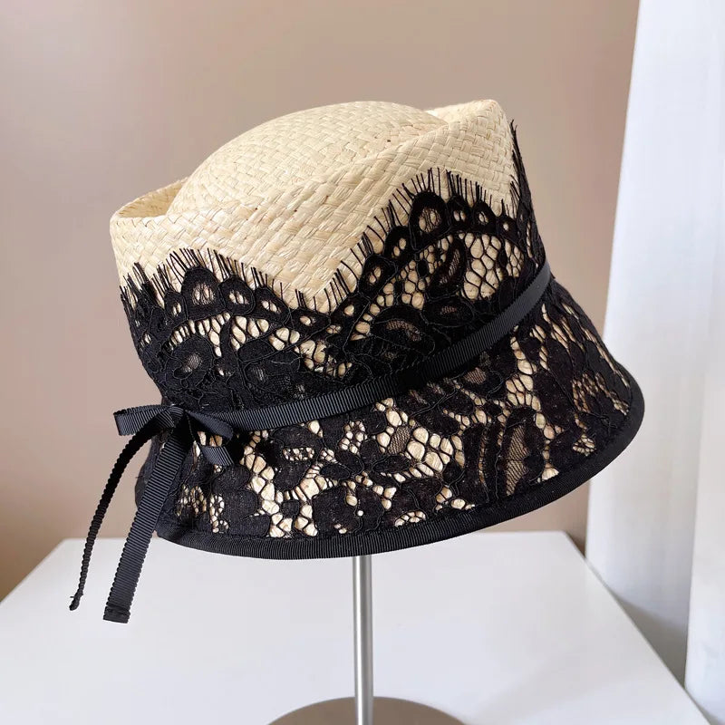 TEEK - Papyrus French Lace Hat HAT theteekdotcom black 56-58cm 