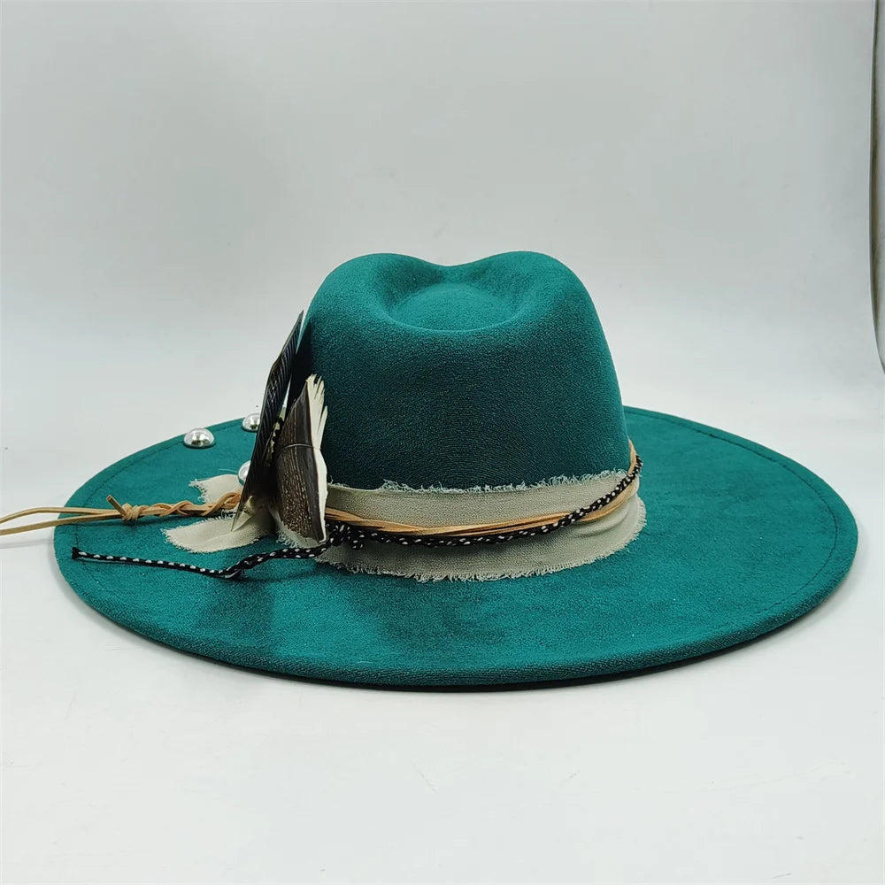 TEEK - Retro Suede Fedora Hat HAT theteekdotcom   