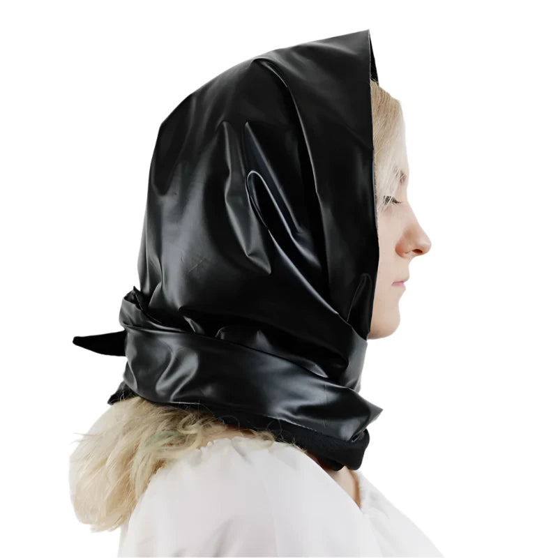 TEEK - Faux Leather Kerchief Bandana Soft Snap Headscarf SCARF theteekdotcom