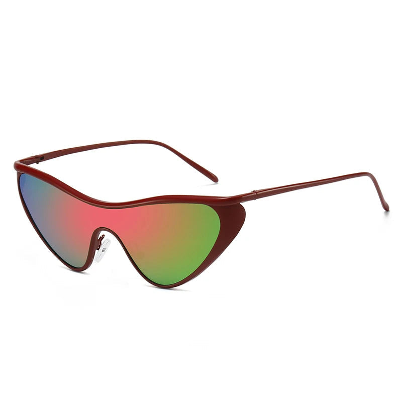 TEEK - Vintage DippedCat Eye Sunglasses EYEGLASSES theteekdotcom C6RedPinkSilver