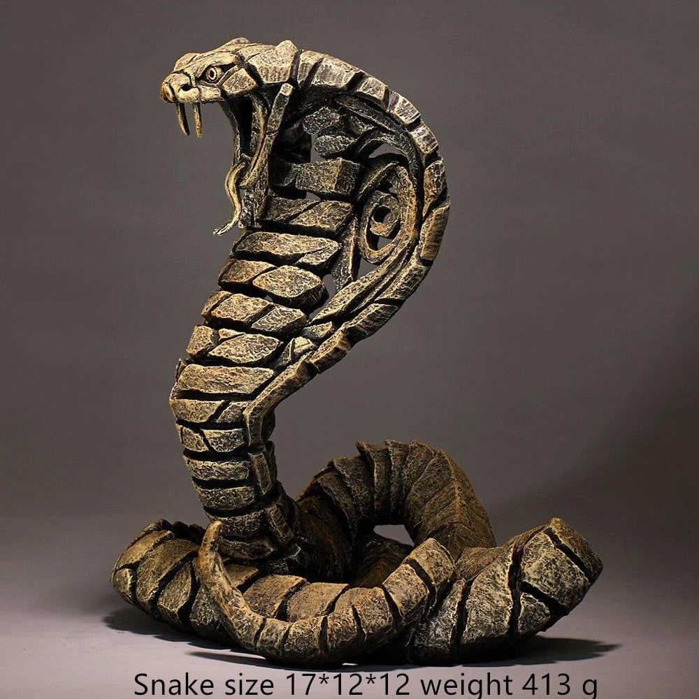 TEEK - Animal Sculpture Bust HOME DECOR theteekdotcom Snake  