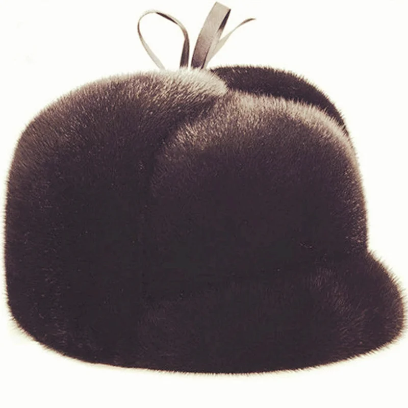 TEEK - Mens Mink Fur Hat HAT theteekdotcom