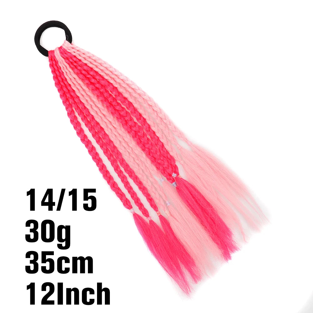 TEEK - 20 Inch Long Braided Synthetic PonytailHair Extension HAIR theteekdotcom