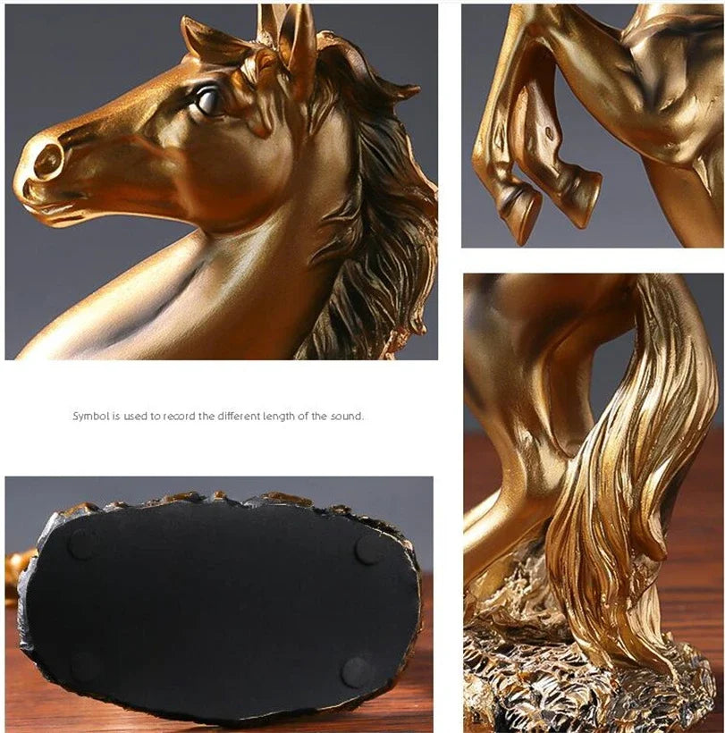 TEEK - Motion Horse Resin Sculpture HOME DECOR theteekdotcom   