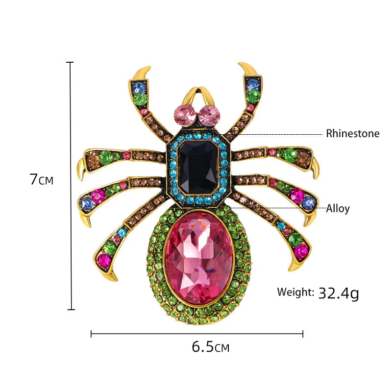 TEEK - Spider Brooch JEWELRY theteekdotcom   