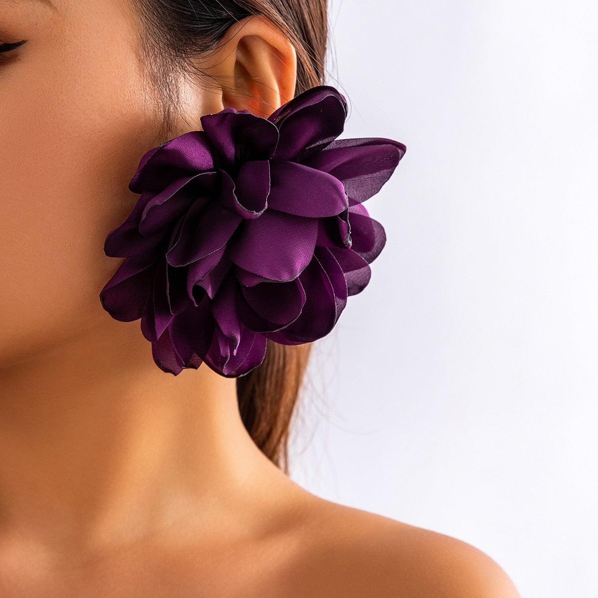 TEEK - Big Fab Flower Earrings JEWELRY theteekdotcom   