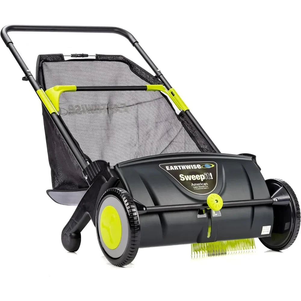 TEEK - 21-Inch Leaf & Grass Push Lawn Sweeper HOME DECOR theteekdotcom   