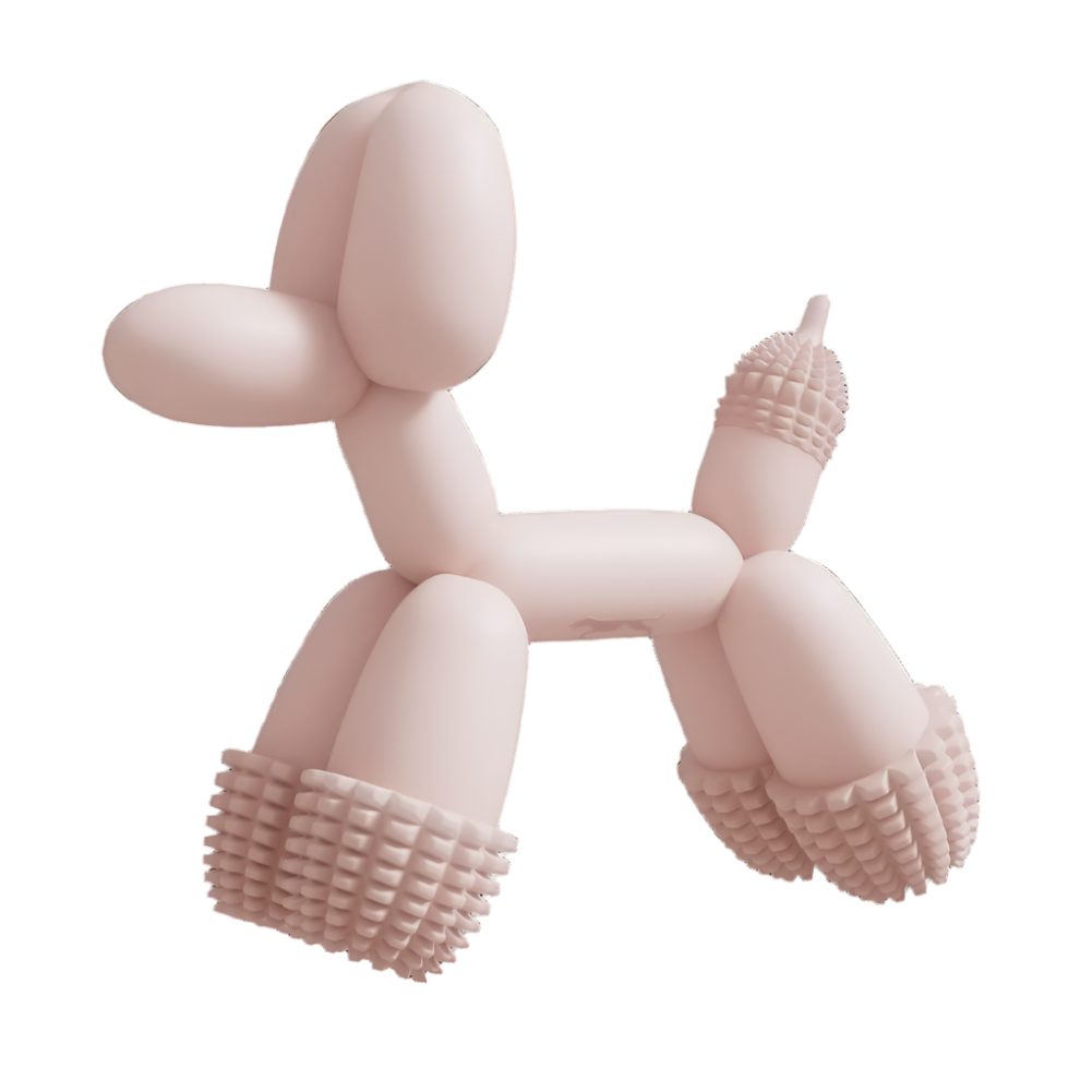 TEEK - Balloon Dog Toy Pink PET SUPPLIES TEEK SD
