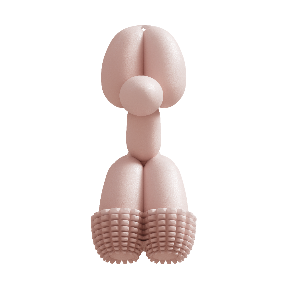 TEEK - Balloon Dog Toy Pink PET SUPPLIES TEEK SD