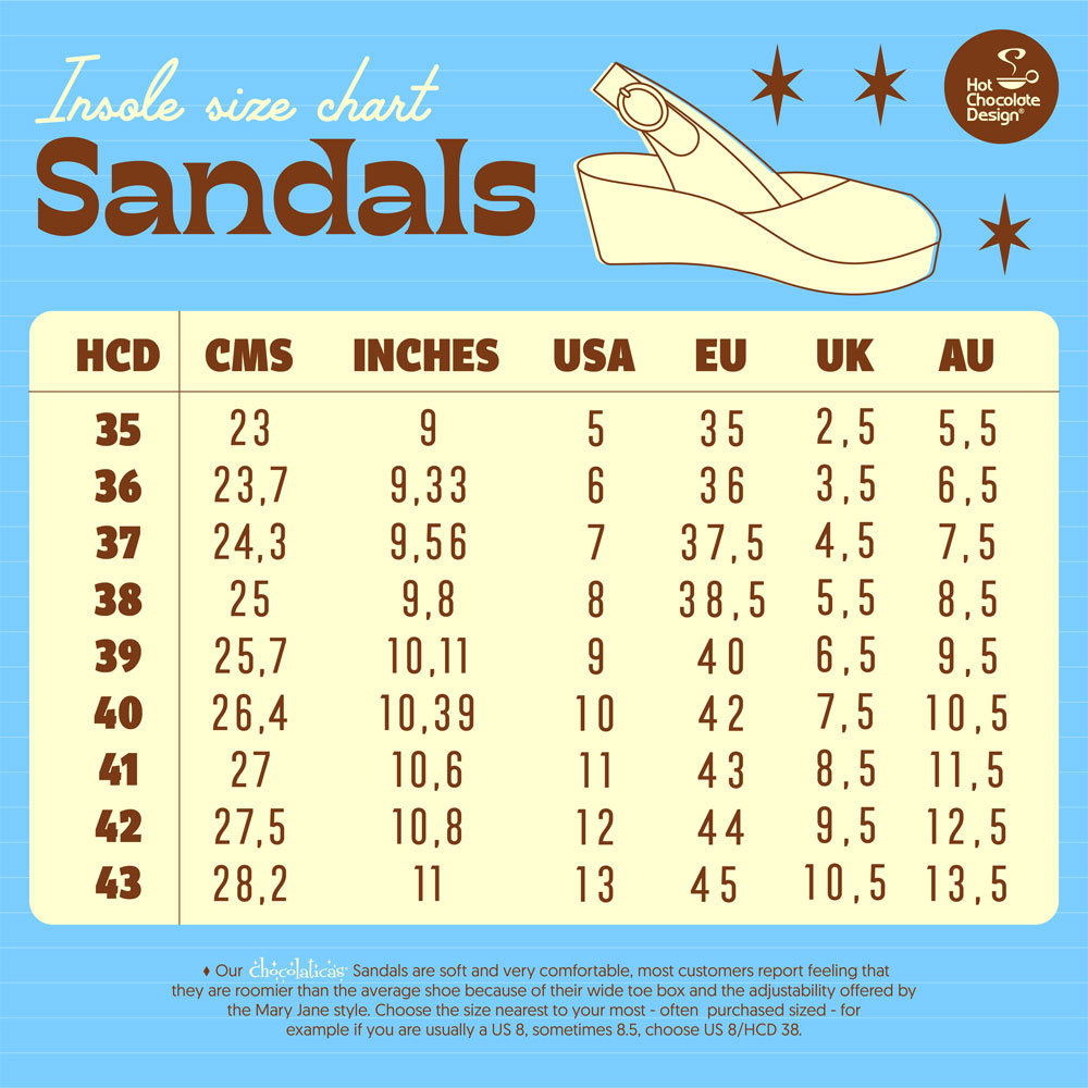 TEEK - Chocolaticas® Sailors Sandals SHOES TEEK HCD