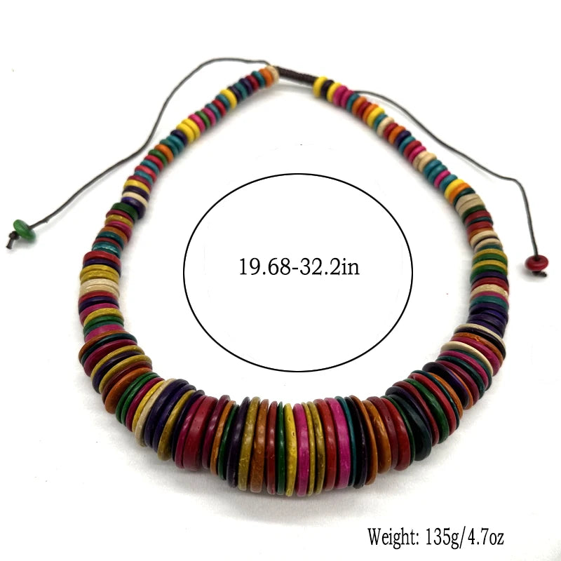 TEEK - Boho Coconut Shell Necklace