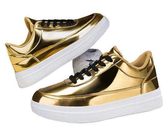 TEEK - Mens Lacquer Leather Shiny Sneaker SHOES theteekdotcom