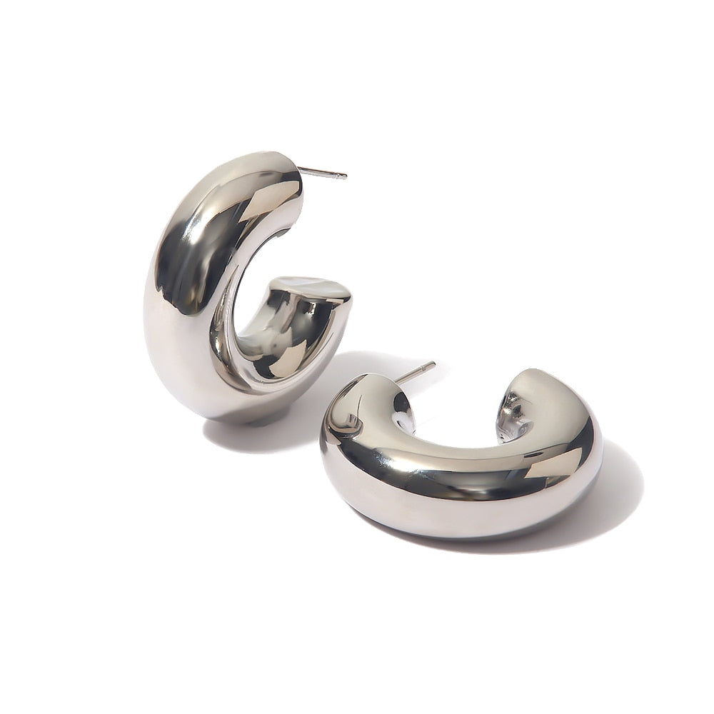 TEEK - Variety of Stainless Steel Drop n Cuff Earrings JEWELRY theteekdotcom JDE201897-S  
